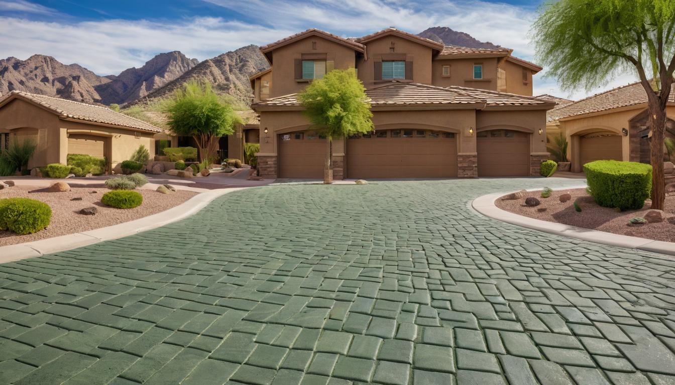 Paver restoration and sealing in Ahwatukee Arizona